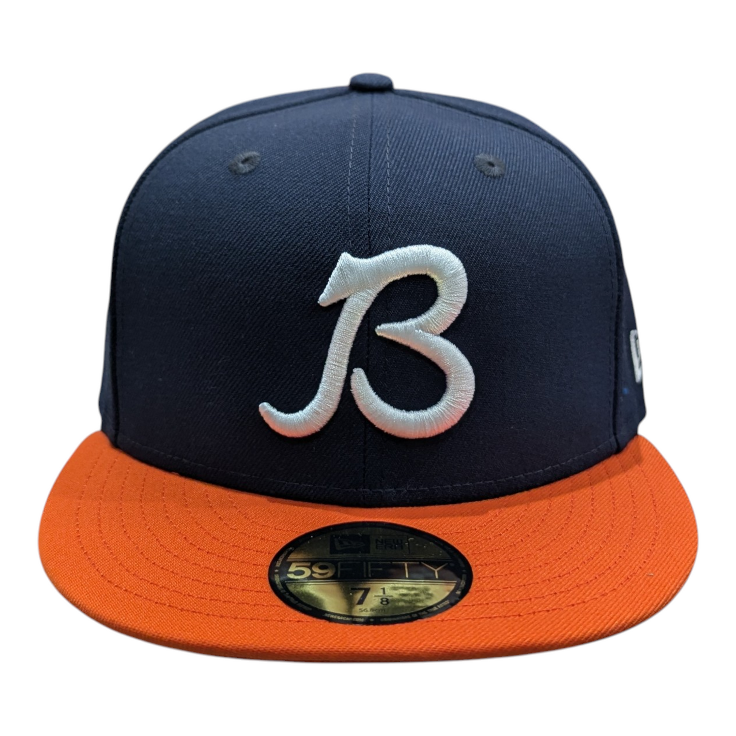 Chicago Bears 2 Tone Navy/Orange Coach New Era 59FIFTY Fitted Hat