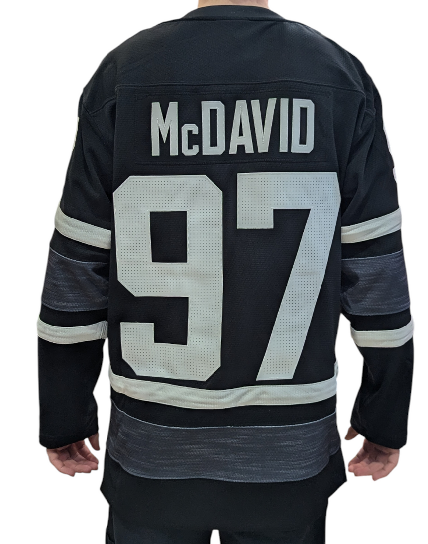 Men's Connor McDavid Edmonton Oilers 2019 All Star Black Mitchell & Ness Power Play Jersey - Pro Jersey Sports