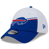 Men's Buffalo Bills New Era White/Royal 2023 Sideline 39THIRTY Flex Hat - Pro Jersey Sports