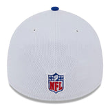 Men's Buffalo Bills New Era White/Royal 2023 Sideline 39THIRTY Flex Hat - Pro Jersey Sports