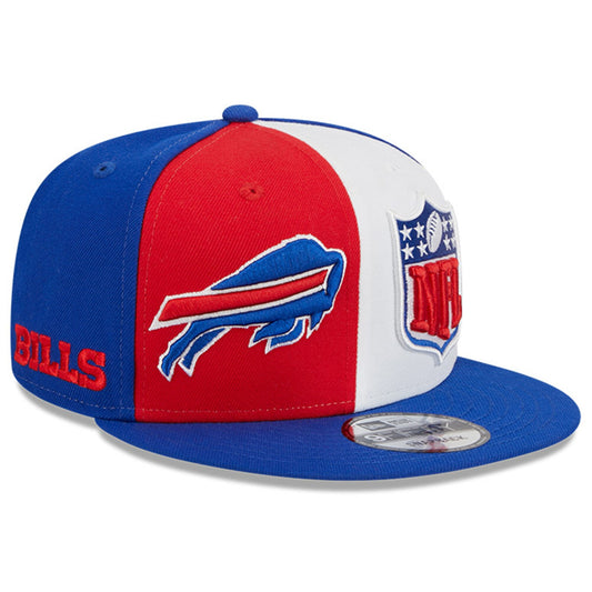 Men's Buffalo Bills Team Color 2023 NFL Sideline 9FIFTY Snapback Adjustable Hat