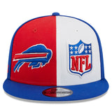 Men's Buffalo Bills Team Color 2023 NFL Sideline 9FIFTY Snapback Adjustable Hat - Pro Jersey Sports