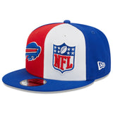 Men's Buffalo Bills Team Color 2023 NFL Sideline 9FIFTY Snapback Adjustable Hat - Pro Jersey Sports
