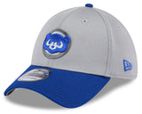 Men's Chicago Cubs New Era 2025 Batting Practice Graphite/Royal 39THIRTY Flex-Fit Hat - Pro Jersey Sports