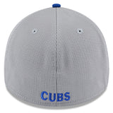 Men's Chicago Cubs New Era 2025 Batting Practice Graphite/Royal 39THIRTY Flex-Fit Hat - Pro Jersey Sports