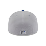 Chicago Cubs New Era 2025 MLB Batting Practice Graphite/Royal Low Profile 59FIFTY Fitted Hat - Pro Jersey Sports