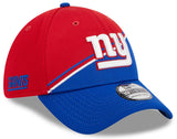 Men's New York Giants Primary Logo New Era Red/Blue 2023 Sideline 39THIRTY Flex Hat - Pro Jersey Sports