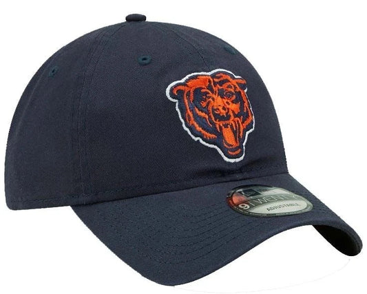 Chicago Bears New Era Primary Navy 9TWENTY Adjustable Hat