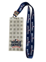 Chicago Cubs 2016 World Series Ticket lanyard with I was there pin - Pro Jersey Sports