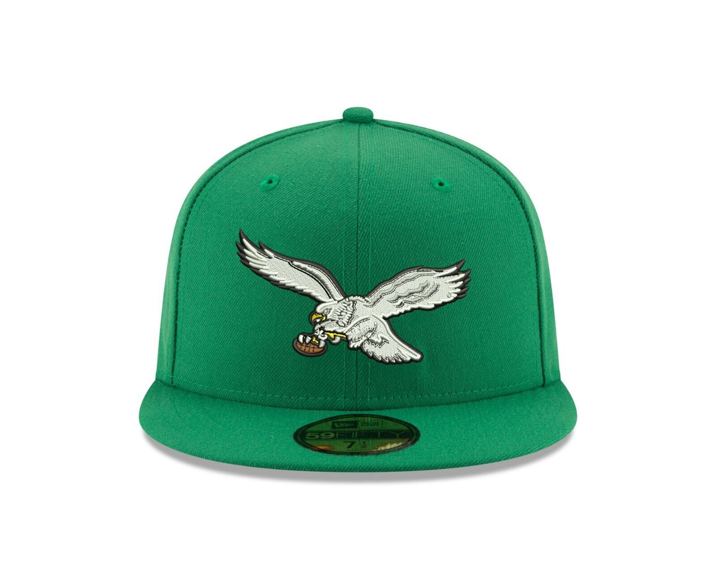 Men's Philadelphia Eagles New Era Kelly Green Basic 59FIFTY Fitted Hat