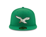 Men's Philadelphia Eagles New Era Kelly Green Basic 59FIFTY Fitted Hat - Pro Jersey Sports
