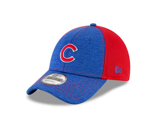 Mens New Era Chicago Cubs Royal/Red Shadow Turn 9FORTY Adjustable Hat