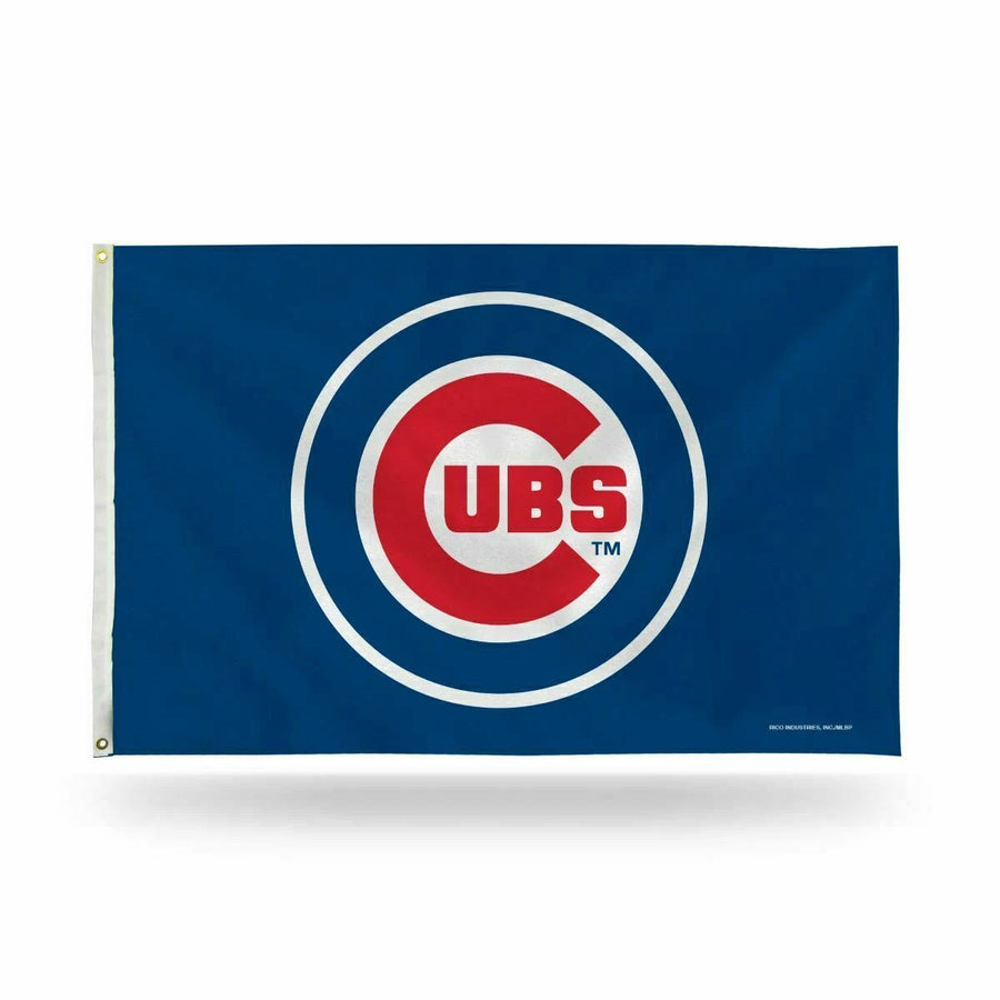 Chicago Cubs 3' X 5' Bullseye Flag By Rico