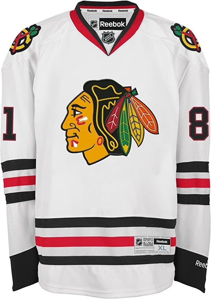 Mens Chicago Blackhawks Marian Hossa Edge 2 Authentic Road Jersey by Reebok