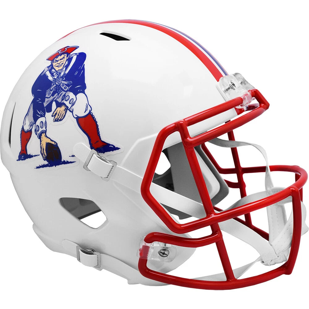 New England Patriots 1990-92 Throwback Full Size Replica Speed Helmet