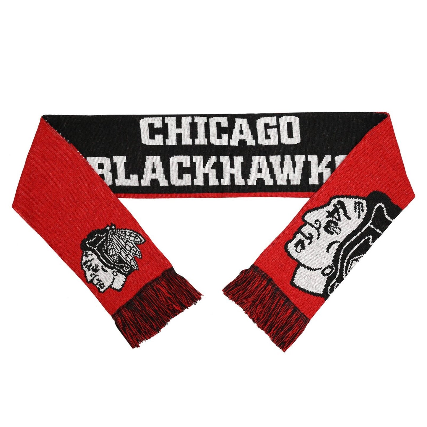 Chicago Blackhawks Reverse Split Logo Scarf