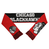 Chicago Blackhawks Reverse Split Logo Scarf - Pro Jersey Sports