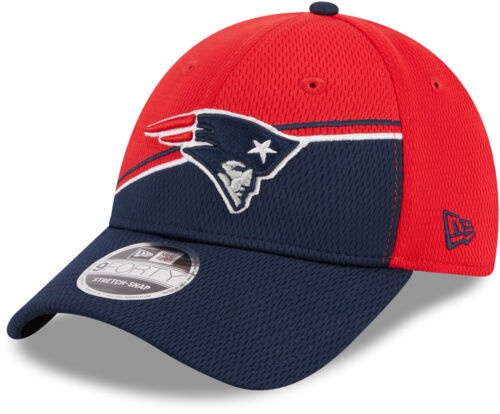 Men's New England Patriots New Era Red/Navy 2023 NFL 9FORTY Adjustable Hat