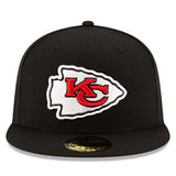 New Era Kansas City Chiefs Black Basic 59FIFTY Fitted Hat - Pro Jersey Sports