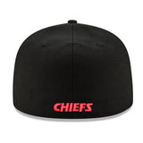 New Era Kansas City Chiefs Black Basic 59FIFTY Fitted Hat - Pro Jersey Sports