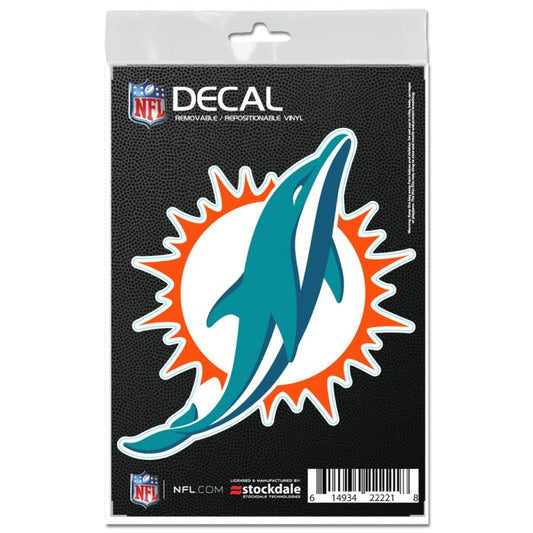 Miami Dolphins 3X5 Multi-Surface Decal By Wincraft