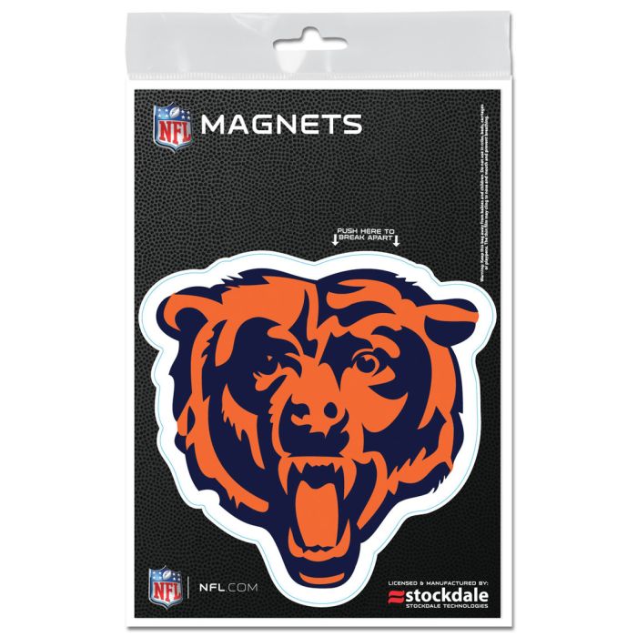 Chicago Bears Die Cut Logo Magnet 3X5 inches