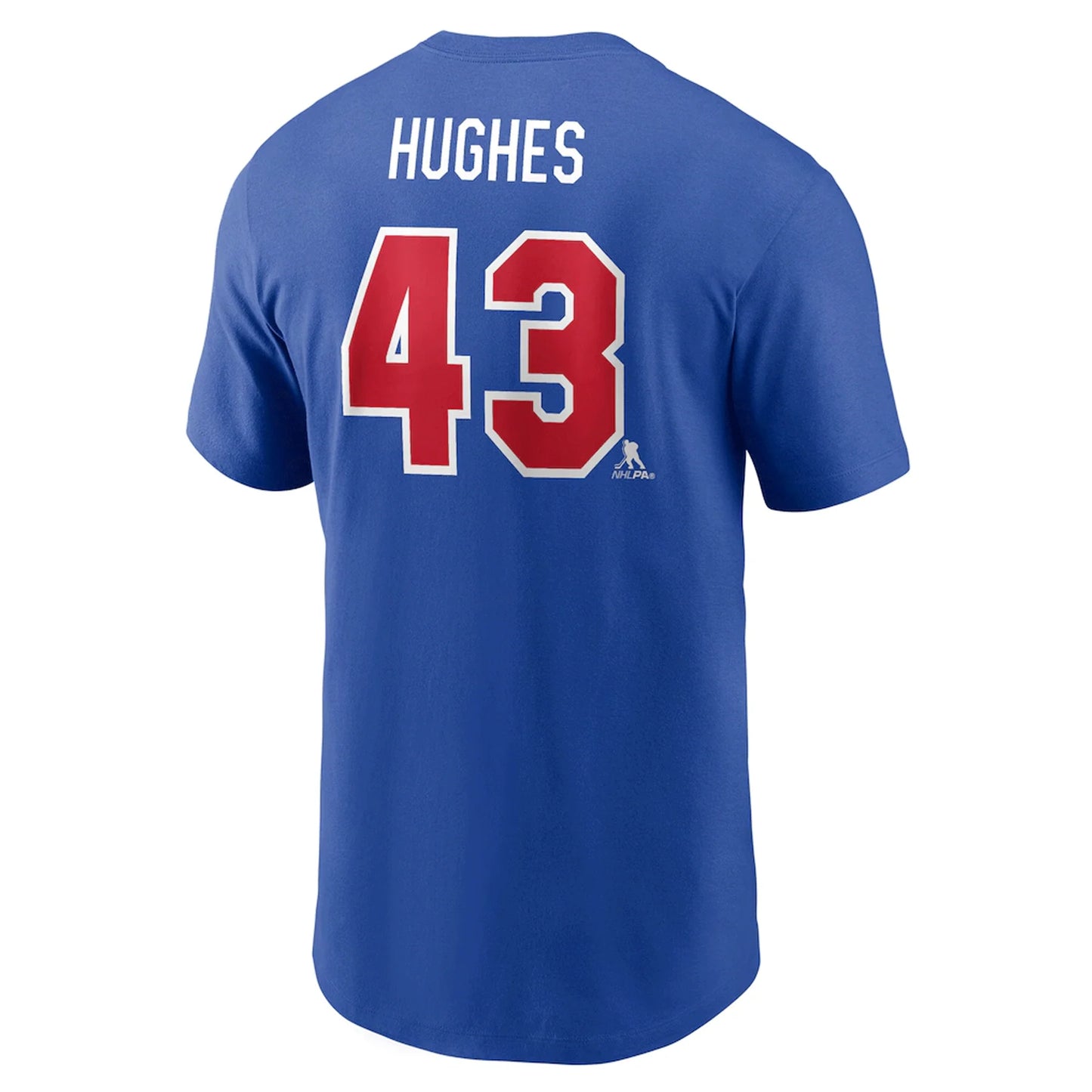 Men's Nike Quinn Hughes Royal USA Hockey 2026 Name & Number T-Shirt - Pro Jersey Sports