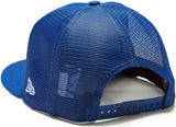 Chicago Cubs Primary Logo New Era Blue 9FIFTY Mesh Trucker Snapback Hat - Pro Jersey Sports