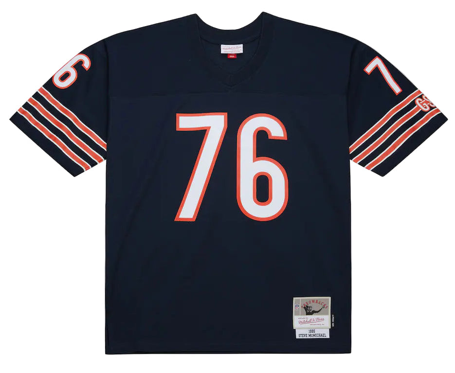 Men's Steve McMichael Chicago Bears Navy Mitchell & Ness 1985 Legacy Replica Jersey - Pro Jersey Sports