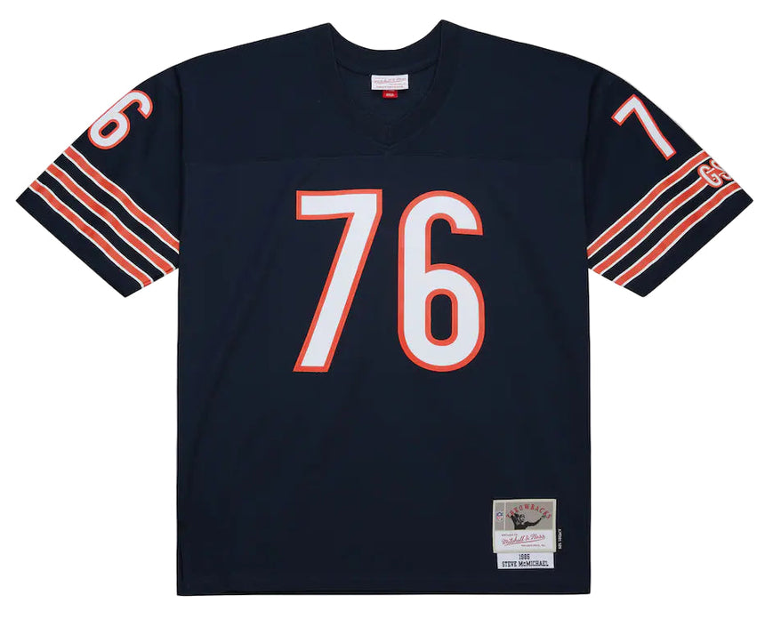 Men's Steve McMichael Chicago Bears Navy Mitchell & Ness 1985 Legacy Replica Jersey - Pro Jersey Sports