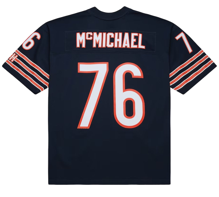 Men's Steve McMichael Chicago Bears Navy Mitchell & Ness 1985 Legacy Replica Jersey - Pro Jersey Sports