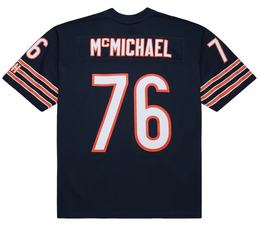 Men's Steve McMichael Chicago Bears Navy Mitchell & Ness 1985 Legacy Replica Jersey - Pro Jersey Sports