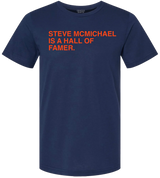 Men's Steve McMichael Is A Hall Of Famer Obvious Shirts Navy Tee - Pro Jersey Sports