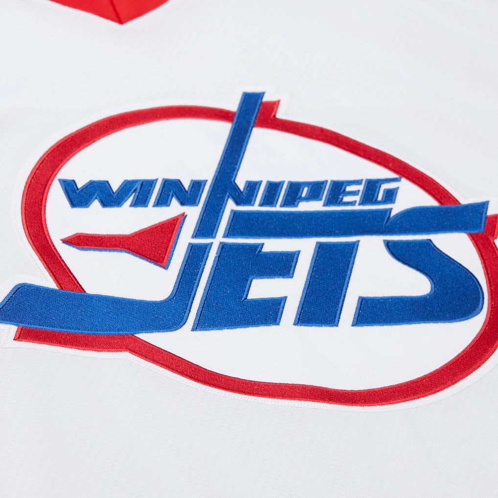 Men's Teemu Selanne Winnipeg Jets 1992-93 White Power Play Jersey - Pro Jersey Sports