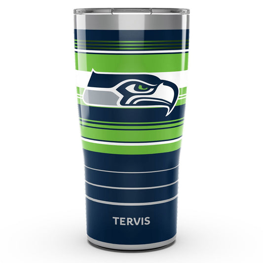 Seattle Seahawks Hype Stripes 20 oz. Stainless Steel Tumbler By Tervis - Pro Jersey Sports