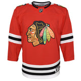 NHL Youth Chicago Blackhawks Premier Red Home Jersey - Pro Jersey Sports