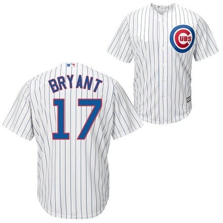 Chicago Cubs Kris Bryant Toddler Home Pinstripe Cool Base Jersey