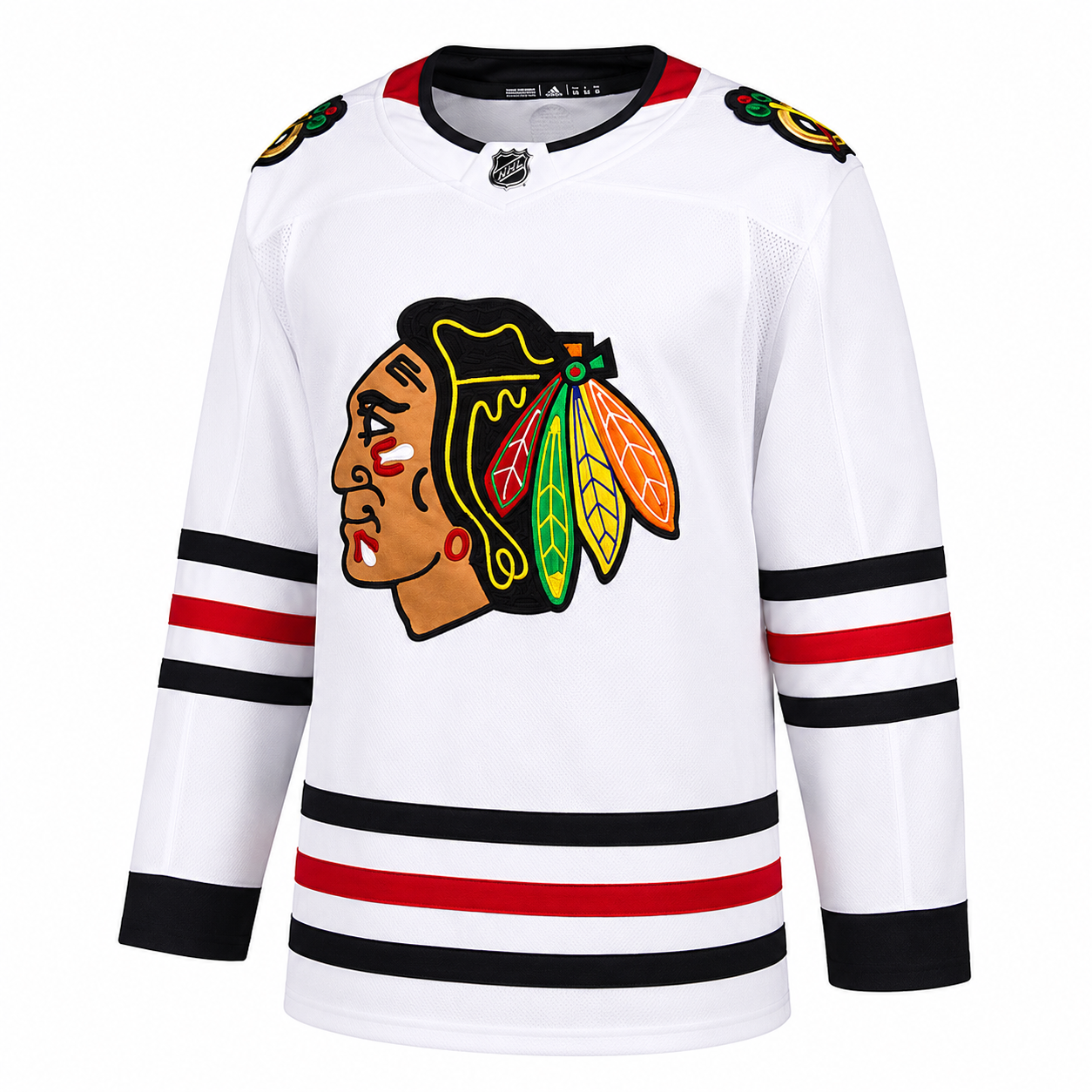 Men's Connor Bedard Chicago Blackhawks adidas White Away Primegreen Authentic Pro Jersey