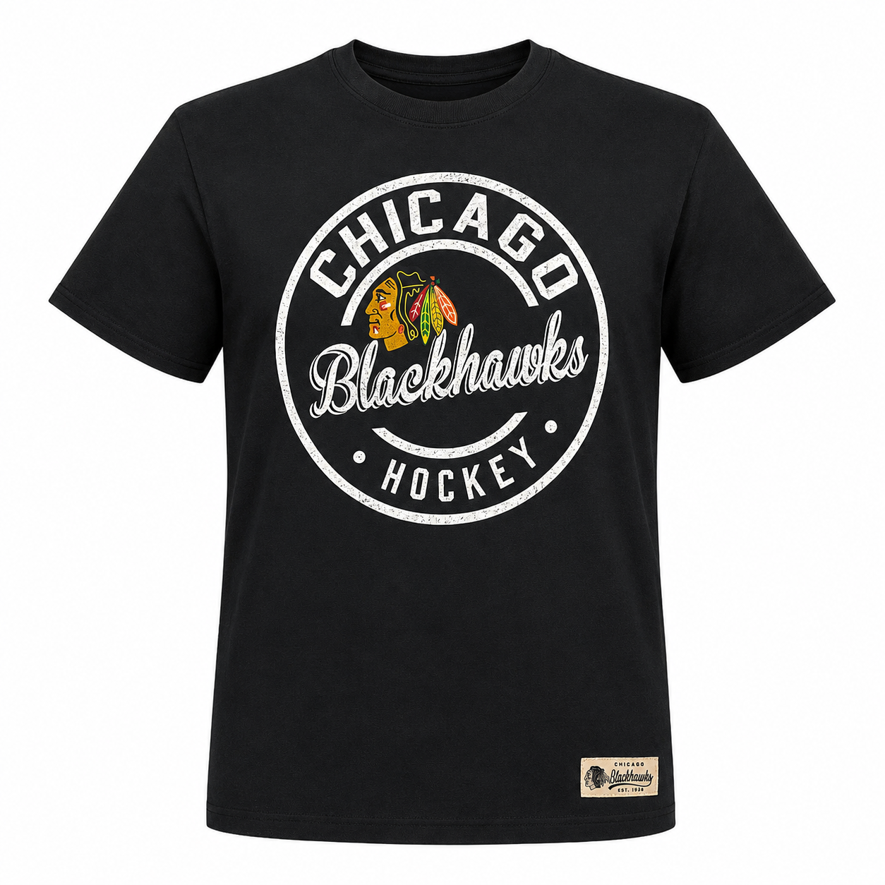 Youth Chicago Blackhawks Heirloom Short Sleeve Legacy Collection Tee
