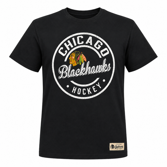 Youth Chicago Blackhawks Heirloom Short Sleeve Legacy Collection Tee