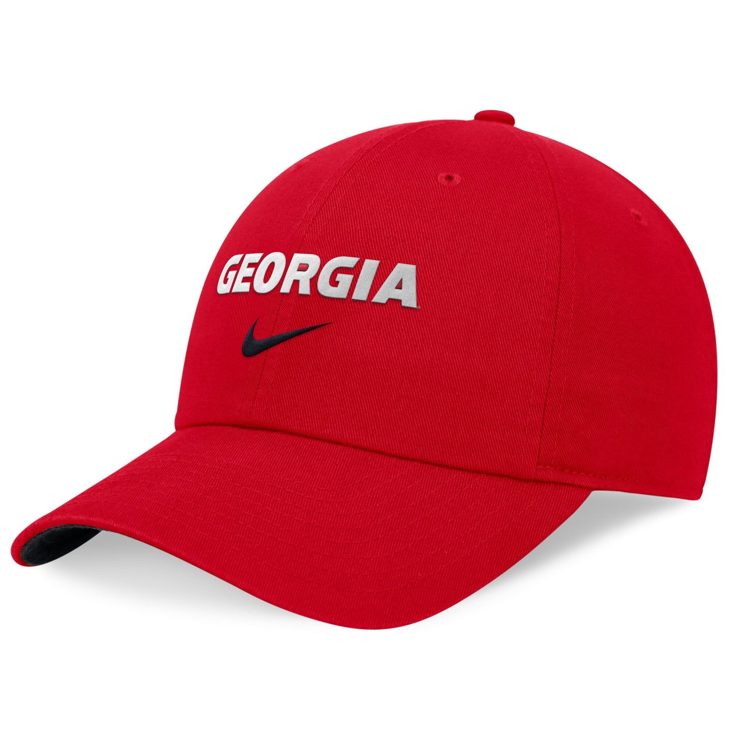 Georgia Bulldogs NIKE Team Issue Red Club Adjustable Hat