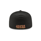Men's San Francisco 49ers New Era Black Basic 59FIFTY Fitted Hat - Pro Jersey Sports