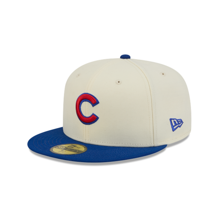 Chicago Cubs New Era Chrome/Royal 2 Tone 59FIFTY Color Basic Fitted Hat