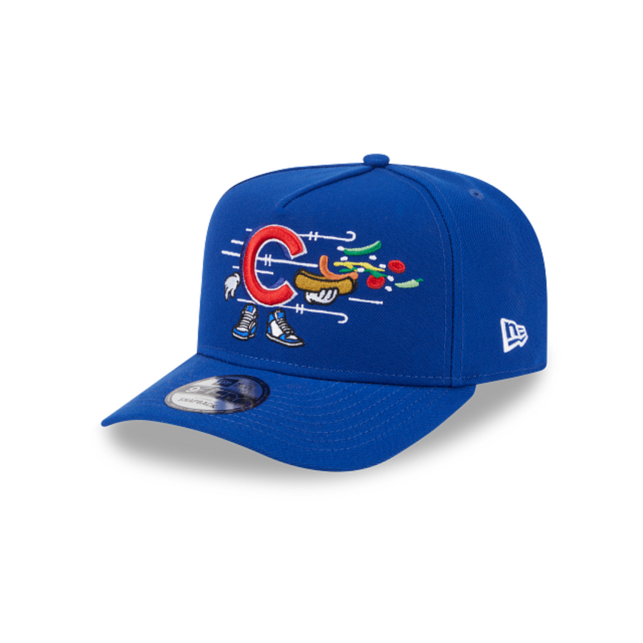 Chicago Cubs New Era Cartoon Royal A-Frame 9FIFTY Snapback Hat