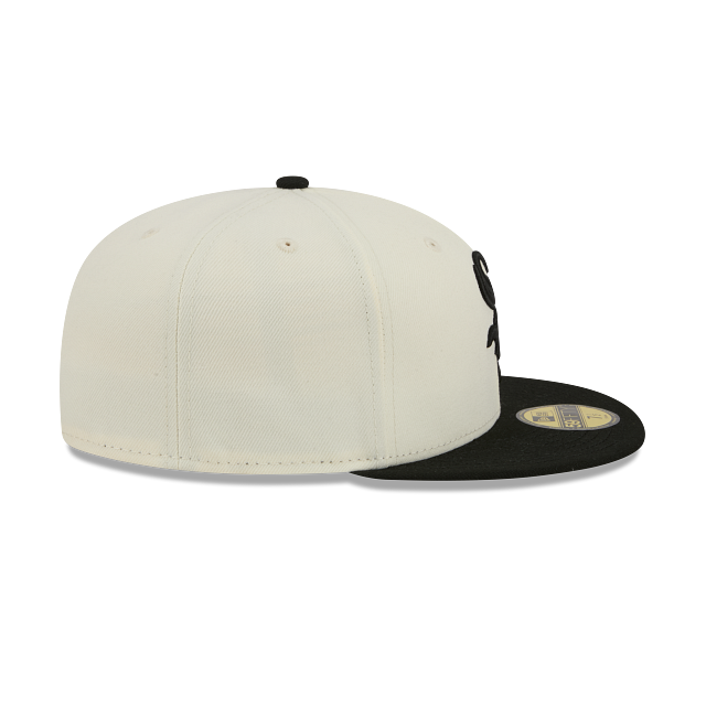 Chicago White Sox 2 Tone Chrome/Black New Era Color Basic 59FIFTY Fitted Hat