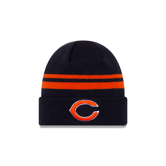 Chicago Bears Navy New Era Knit Classic Cuffed Knit