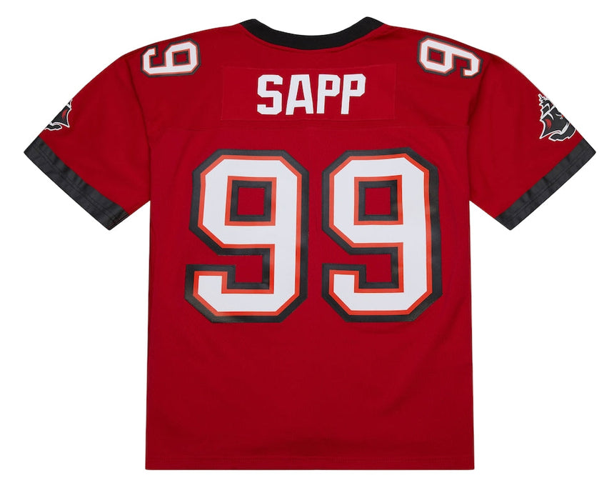 Warren Sapp Tampa Bay Buccaneers 2002 Mitchell & Ness Legacy Replica Jersey - Red - Pro Jersey Sports