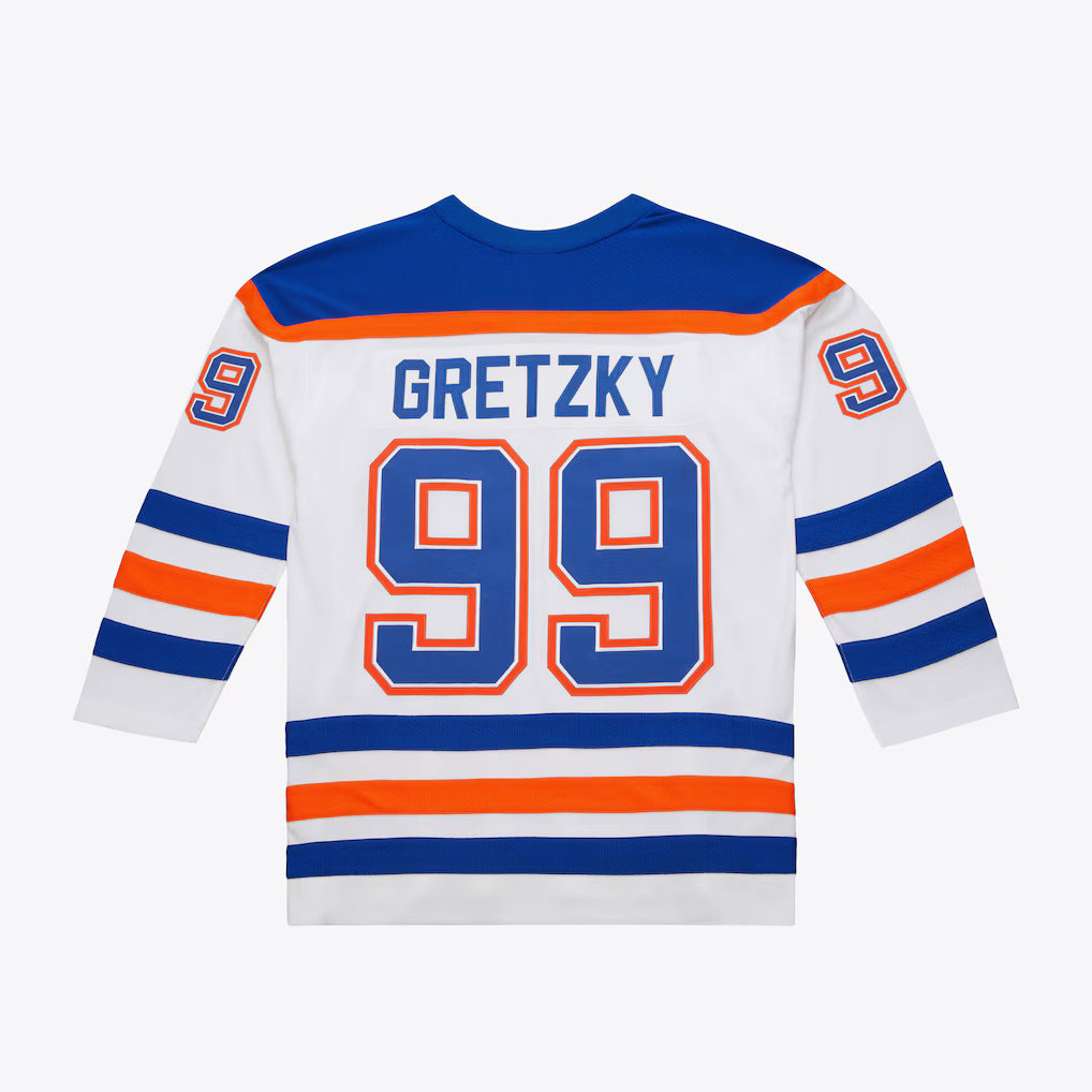 Men's Wayne Gretzky Edmonton Oilers 1986-87 White Power Play Player Jersey - Pro Jersey Sports