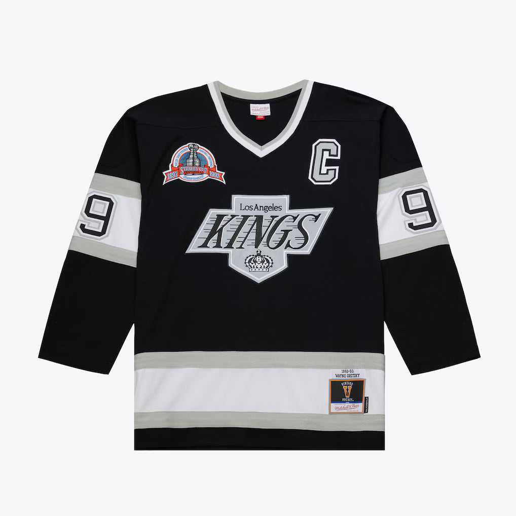 Men's Wayne Gretzky Los Angeles Kings 1992-93 Black Power Play Player Jersey - Pro Jersey Sports