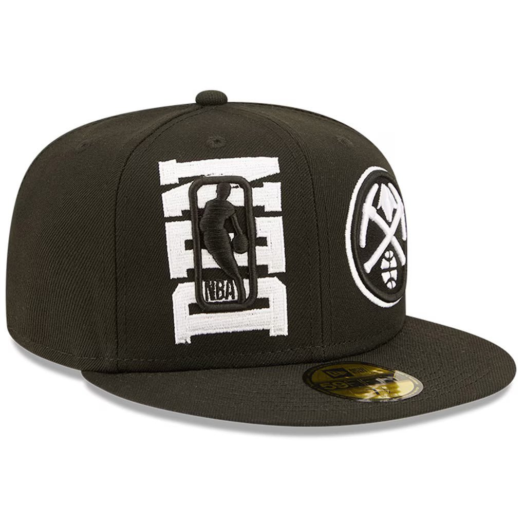 Denver Nuggets New Era Black 2022 NBA Draft 9FIFTY Snapback Hat